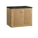 James Martin Laurent 30" Dual Mount Single Bathroom Vanity, Light Natural Oak