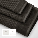 Cotton Diamond Waffle Weave Bath Towel Set - Grayson Collection by Great Bay Home