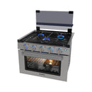 Camplux 17" RV Oven W/3 Burners Cooktop