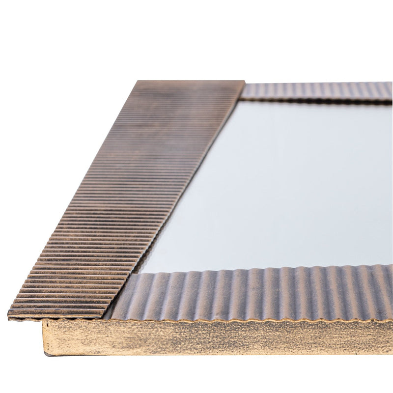 Louviere Modern Gold Wall Mirror