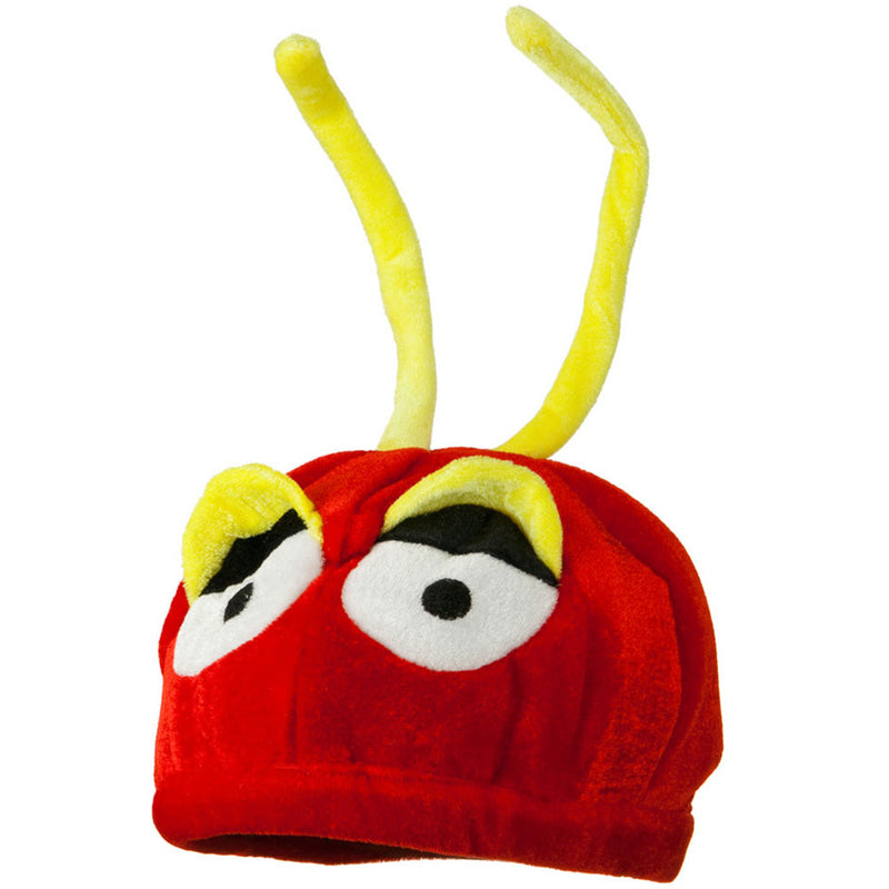 Red Yellow Velvet Birds Hat