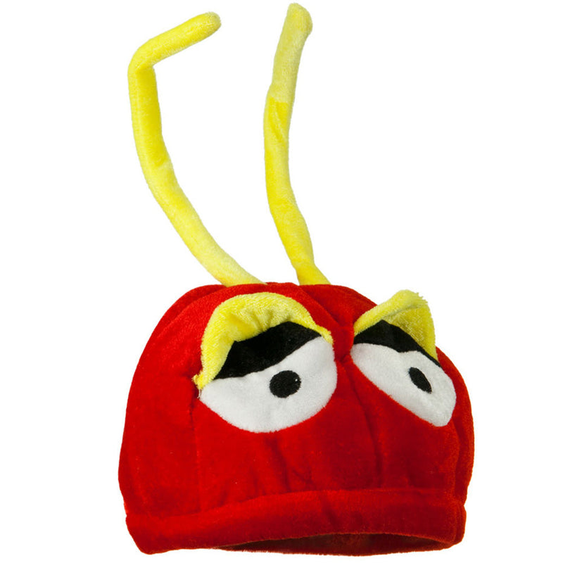 Red Yellow Velvet Birds Hat