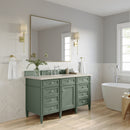 James Martin Brittany 60" Single Bathroom Vanity, Smokey Celadon