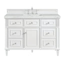 James Martin Lorelai 48" Single Bathroom Vanity, Bright White