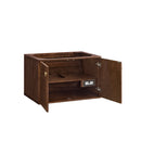 James Martin Amberly 36" Dual Mount Single Bathroom Vanity, Mid-Century Walnut