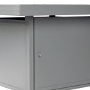 Aluminum 42-in Square Propane Fire Table with Beads, Covers and Lid