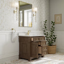 James Martin Brookfield 36" Single Bathroom Vanity, Pecan