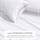 Cotton Solid Flannel Sheet - Nordic Collection by Great Bay Home