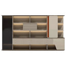 Harbord · Modern Office Shelves w/ Lighting, Storage