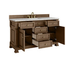 James Martin Brookfield 60" Single Bathroom Vanity, Pecan