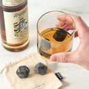Glacier Rocks Basalt Hexagon Stone Set of 4 by Viski