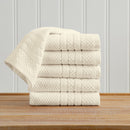 100% Cotton Checkered Jacquard Bath Towel Set - Giuliana Collection by Great Bay Home