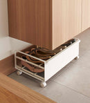 Rolling Shoe Rack (9" H)  - Steel