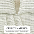 Striped Sheet Set - Evette Collection by Great Bay Home