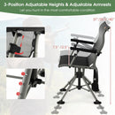 360 Degree Silent Swivel Hunting Chair-Black by LJGDeals