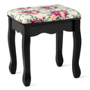 Makeup Vanity Table Set Girls Dressing Table with Drawers Oval Mirror by LJGDeals