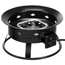 58 000BTU Firebowl Outdoor Portable Propane Gas Fire Pit with Cover and Carry Kit by LJGDeals