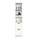 5-Tier Multifunctional Bathroom Floor Cabine Storage with 2 Drawers by LJGDeals