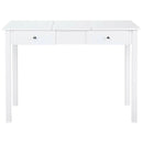 Modern Vanity Dressing Table with 1 Flip Top Mirror and 2 Drawers by LJGDeals