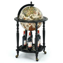 16th Century Nautical Chart Wine Cabinet with Wheels by LJGDeals