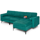 3-Seat L-Shaped Sectional Sofa with USB Ports & Storage by LJGDeals