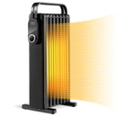 1500W Electric Space Heater Oil Filled Radiator Heater with Foldable Rack by DirectDeals