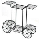 6-Tier Garden Cart Flower Rack Display Decor Pot Plant Holder by LJGDeals
