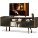 Mid-Century Modern TV Stand for TVs up to 65 Inch with Storage Shelves by LJGDeals