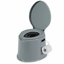 5L Portable Travel Toilet with Paper Holder for Outdoor by LJGDeals