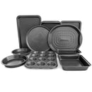 10 Pieces Nonstick Bakeware Set Baking Roasting Cake Pans by LJGDeals