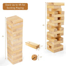 54 Pieces Tumbling Timber Toy with Carrying Bag by LJGDeals