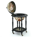 16th Century Nautical Chart Wine Cabinet with Wheels by LJGDeals