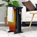 1500W Electric Space Heater Oil Filled Radiator Heater with Foldable Rack by LJGDeals