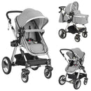Folding Aluminum Baby Stroller Baby Jogger with Diaper Bag by LJGDeals