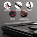 3HP Folding Treadmill with Adjustable Height and APP Control by LJGDeals
