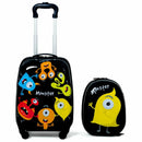 2 Pieces Kids Luggage Set 12 Inch Backpack and 16 Inch Rolling Suitcase by LJGDeals