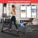 3HP Folding Treadmill with Adjustable Height and APP Control by LJGDeals