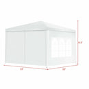 10 x 10 Feet Outdoor Side Walls Canopy Tent with 4 Removable Sidewalls by LJGDeals