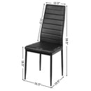 Set of 2 or 6 High Back Dining Chairs-Set of 6 by LJGDeals