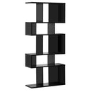 5 Cubes Ladder Shelf Corner Bookshelf Display Rack Bookcase-Gray by DirectDeals