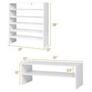 3 Pieces 31-Inch Stackable Multi-Shape Shoe Rack by LJGDeals