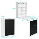 Convertible Wall Mounted Table with A Chalkboard by LJGDeals