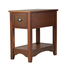 Contemporary Chair Side End Table Compact Table with Drawer Nightstand by LJGDeals