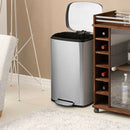 13.2 Gallon Stainless Steel Trash Garbage Can with Bucket by LJGDeals