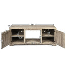 65 Inch Media Component TV Stand with Adjustable Shelves by LJGDeals