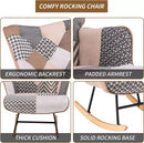 Nursery Modern Cushioned Rocking Armchair