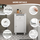 Bathroom Floor Storage Cabinet Organizer with Drawer by LJGDeals