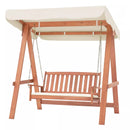 Donald Outdoor Wooden Darden Swing Chair