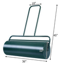 36 x 12 Inch Tow Lawn Roller Water Filled Metal Push Roller by LJGDeals