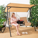 Porch Swing Chair with Adjustable Canopy by LJGDeals
